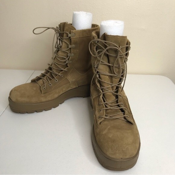 Altama Gore Tex Combat Boots Coyote Brown Army Jump Hiking Vibram Sole Size 12 R - Picture 11 of 11